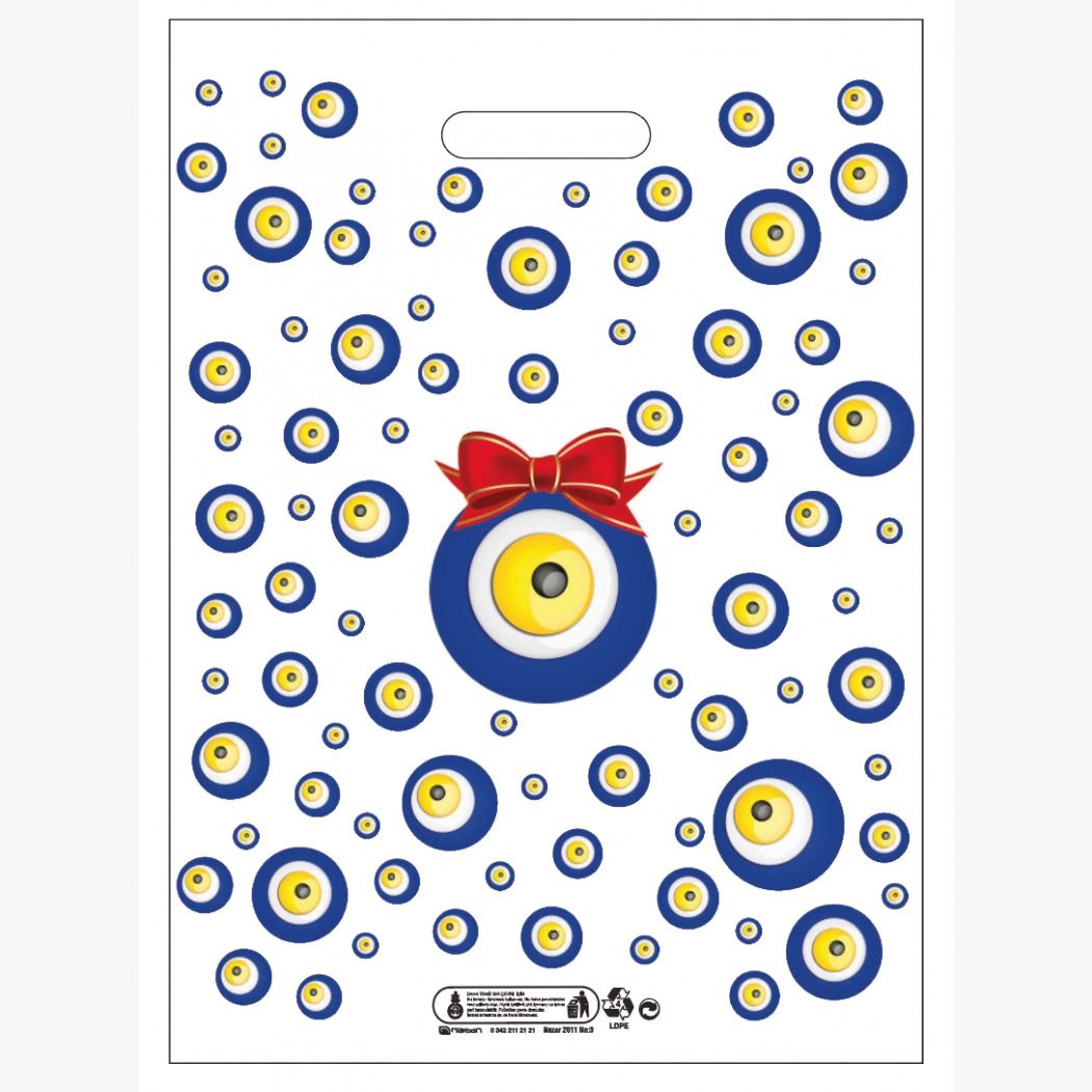 40x50 Çok Renkli Takviyeli Poşet 4 NO( 50 Adet )