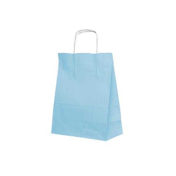 Büküm Saplı Kağıt Çanta Renkli 25x30x12 cm ( 100 Adet )