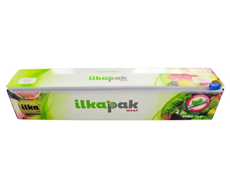 İlka Pak Streç Film 45x150 Mt 10 Mic Kutulu ( 16 Adet )