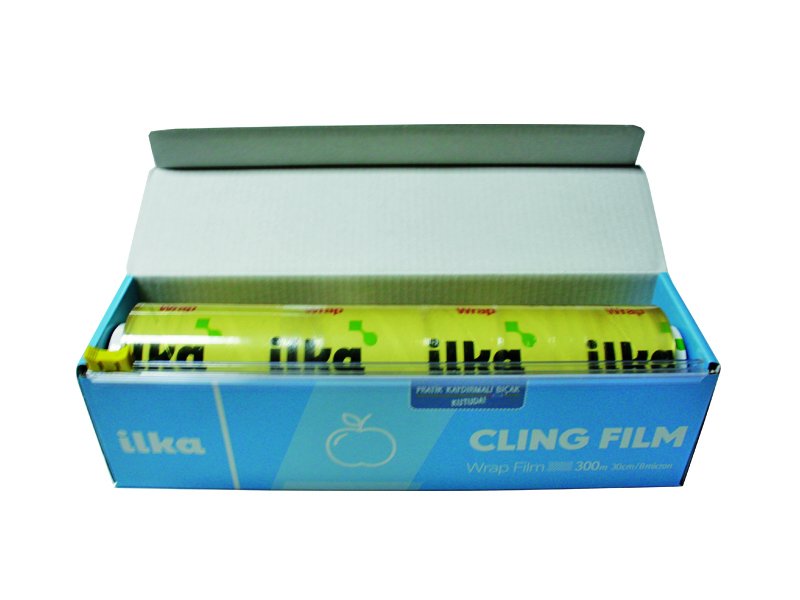 İlka Wrap Streç Film 30 x 300 Mt 8 Mic Kutulu ( 1 Adet )