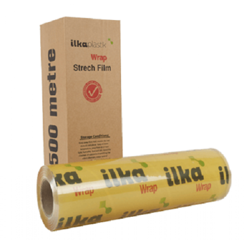 İlka Wrap Streç Film 45 x 1500 Mt 8 Mic