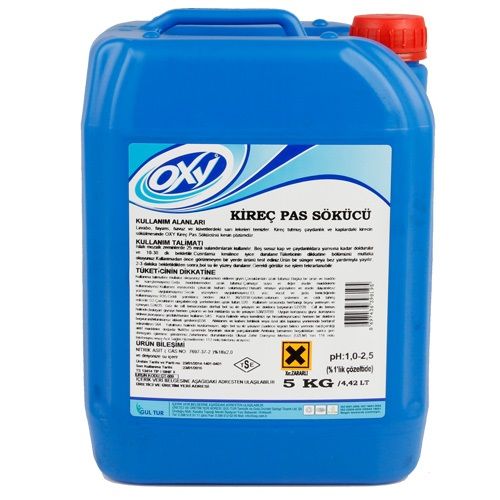 Kireç ve Pas Çözücü 5 Kg ( 4 Adet )