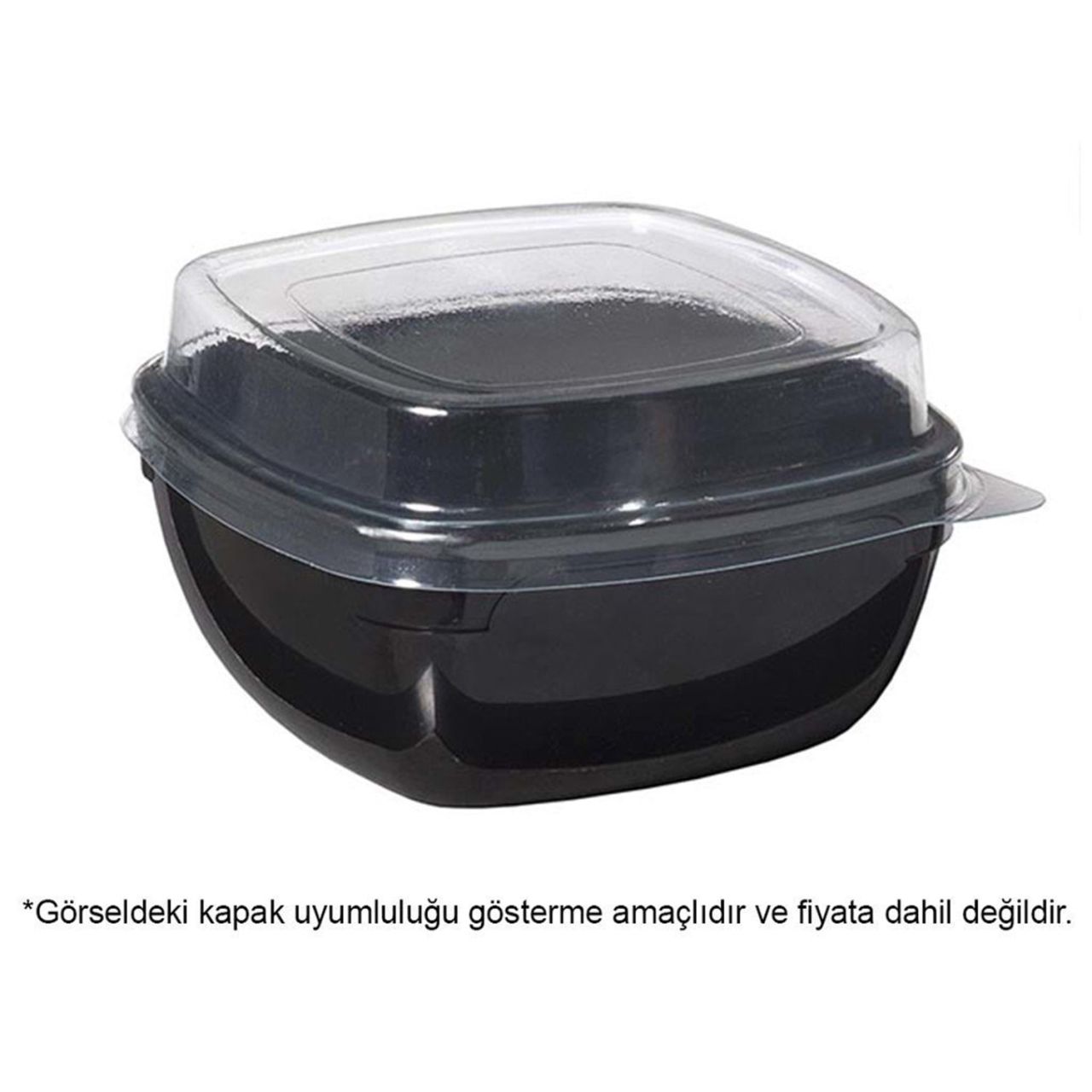Kristal Sütlaç Kase Siyah ( 1000 Adet )