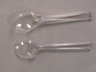 Lüks Plastik Sup Kaşık Şeffaf ( 1250 Adet )