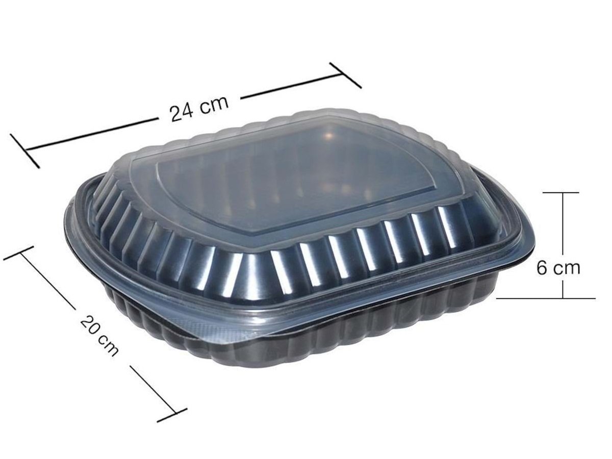 Mikrodalga Bölmesiz Yemek Seti (100 Adet)