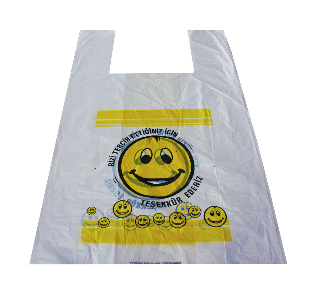 Rulo Hışır Poşet Smile Baskılı Büyük Boy ( 83'lü x 10 Rulo )