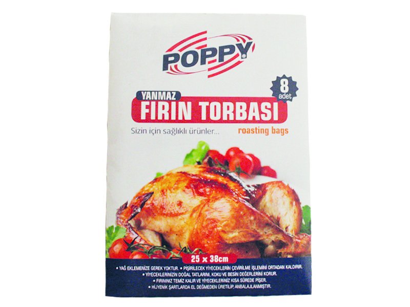 Yanmaz Fırın Torbası 8'li ( 192 Paket )